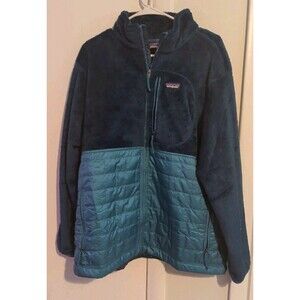 Patagonia Retool Hybrid Fleece Jacket Womens Xtra Large Puffer Hiking